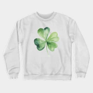 Watercolor Shamrock Crewneck Sweatshirt